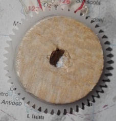 gear with balsa disc